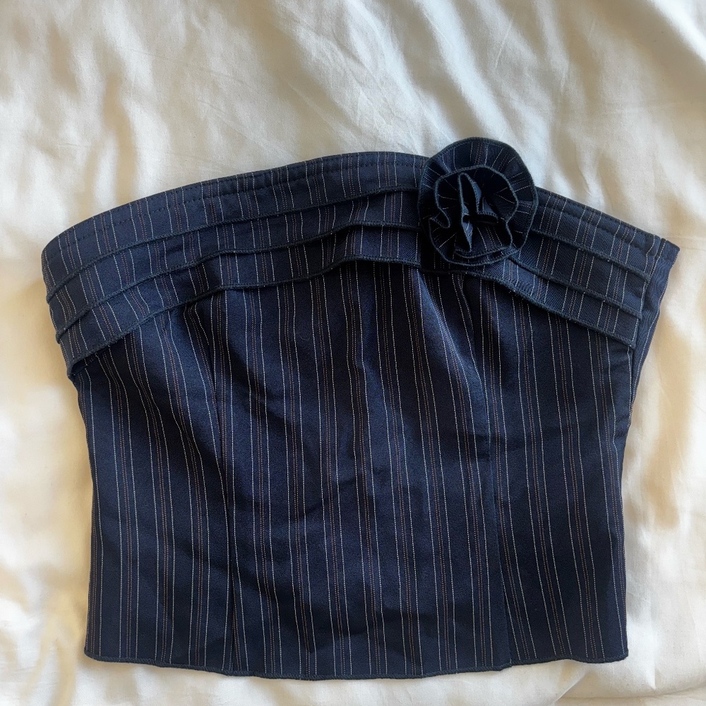 Strapless cropped Motel Rocks top